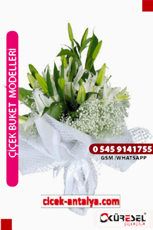 BAHAR KOKUSU LİLYUM BUKETİ BK01 Çiçek Buketi